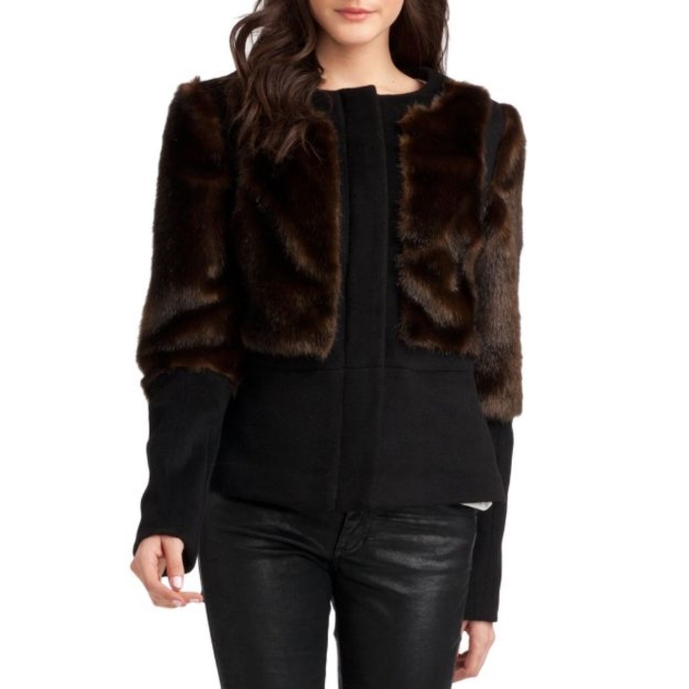 Torn by Ronny Kobo/ Fiona Faux Fur Coat